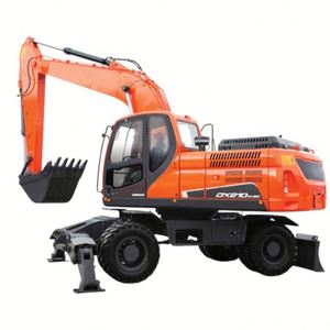 Excavadora de Ruedas Develon DX210W de 21 Toneladas, Excavadora Móvil de Alta Capacidad con Neumáticos de Caucho, Especialista en Infraestructura Vial - Product Image 5