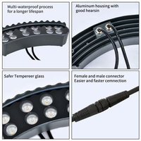 Led Palm Ring Tree Hug Spot Light Lámparas de punta para exteriores IP65 Aluminio Eléctrico Rgbw Colorido Paisaje Iluminación para jardín