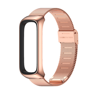 Bracelet de montre intelligente en acier inoxydable respirant Mijobs édition limitée pour <span class=keywords><strong>Fit</strong></span> <span class=keywords><strong>2</strong></span> SM-<span class=keywords><strong>R220</strong></span> - Product Image 3