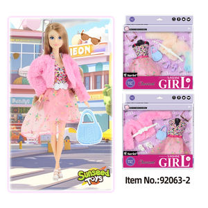 Nuovi Arrivi SUNSEED Accessori per Bambole da 11,5 Pollici per Ragazze, Vestiti e Modelli Giocattolo in Tessuto e Nylon, Scala 1:6, Espositore Certificato EN71 - Product Image 4