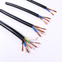 Câble électrique multiconducteur en PVC, fil de signal, prix usine, construction, flexible, cuivre 0.5 0.75 1 1.5 2.5 4 6 16 50mm