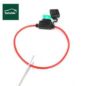 Porte-fusible étanche en ligne ATC ATO ATM avec fil de cuivre 16AWG 12V <span class=keywords><strong>4A</strong></span> pour circuit électrique de voiture, marine, camion, camping-car - Product Image 1