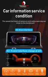 10,25 pulgadas nuevo Qualcomm 680 sistema Android inalámbrico Carplay AUTO para BMW1 serie E88 E87 E81 E82 reproductor de vídeo para coche GPS radio de coche - Product Image 4