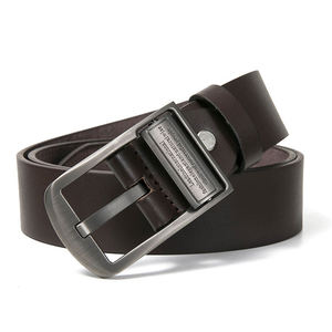 カスタムヴィンテージ高級メンズドレスベルトトップグレインピュアPUレザースタイリッシュな合金バックル3.8cm幅125cmスタイリッシュなジーンズ用 - Product Image 2