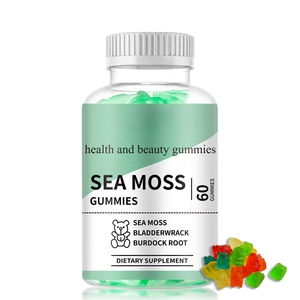 Suplemento de Musgo Marino Orgánico con Minerales y Vitaminas para la Salud de la Piel y Aumento de Energía, 60 Gomitas Veganas de Pectina para Adultos - Product Image 1