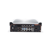 Sin ventilador mini pc i9 12th gen 64G 8 * PoE GbE LAN solución de accesorios con Mini PC industrial Core i7
