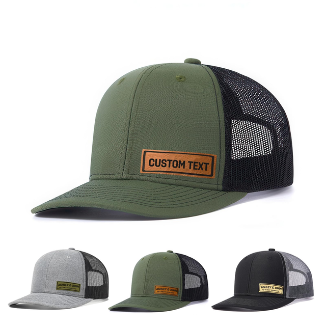 Custom Logo Sports Outdoor Casual Trucker Hats Fashionable Personalized Company Names Team Event Adjustable Unisex Trucker Caps