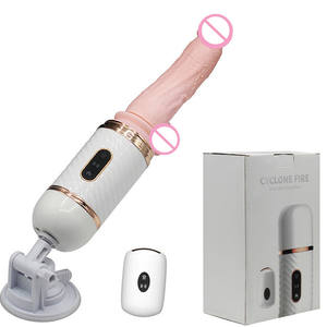 Hochwertiger Realistischer Dildo für Männer Sexmaschine Weiblich 7 Geschwindigkeiten Teleskop-Vibrator Frauen Klitoris Masturbationshilfe Produkt - Product Image 1
