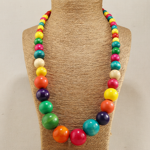 Collier et bracelet en perles de résine émaillée personnalisées de haute qualité, style ange, pour les fêtes, modèle de bijoux utilisés, MN EXPORTS - Product Image 1