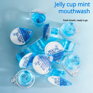 Enjuague Bucal Desechable en Vaso <span class=keywords><strong>de</strong></span> Gelatina - Enjuague Bucal Portátil <span class=keywords><strong>de</strong></span> Viaje, Etiqueta Privada OEM/ODM, Enjuague Bucal Personalizable <span class=keywords><strong>de</strong></span> una Sola Dosis - Product Image 5