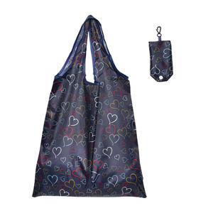 Sac d'épicerie en toile de nylon personnalisé, écologique, réutilisable, grand format, résistant à l'usure, imperméable, lavable en machine, pliable - Product Image 3