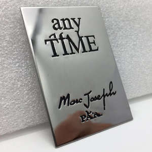 Acier inoxydable/cuivre/laiton/aluminium/alliage de zinc 50X20mm petites plaques signalétiques boîte <span class=keywords><strong>aux</strong></span> <span class=keywords><strong>lettres</strong></span> murale Design Vintage <span class=keywords><strong>plaque</strong></span> signalétique personnalisée - Product Image 5