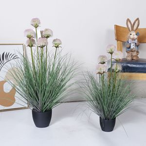 Césped Artificial de Cebolla de Plástico de Nuevo Diseño, Resistente a los Rayos UV, Ecológico, Tamaño Personalizado, Decoración de Lujo para Interiores/Exteriores para el Hogar - Product Image 2