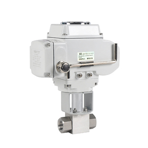 Válvula de Bola Eléctrica Motorizada de Acero Inoxidable de 1/2 Pulgada DN15 12V de Alta Presión, Tipo T y Tipo L - Product Image 2