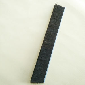 Natuurlijke Vezel Schuifdeur Draaiende <span class=keywords><strong>Strip</strong></span> Borstel Metalen Achterkant <span class=keywords><strong>Strip</strong></span> Borstel - Product Image 6