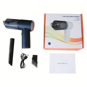 Mini aspirateur sans fil rechargeable pour la maison et la voiture, aspirateur à main sans fil pour sols secs et humides - Product Image 2