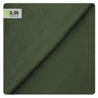Hochwertiger grüner Jacquard-Stricks toff 280g/m² für Anzug