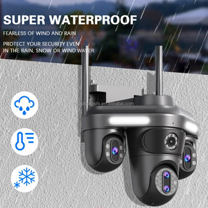 Siêu HD 20MP 10k 10x Zoom quang học WIFI GIÁM SÁT 4 Lượt xem 4 ống kính nhà không dây ngoài trời cctv 360 PTZ an ninh <span class=keywords><strong>ip</strong></span> mạng Máy ảnh - Product Image 6
