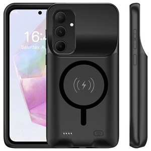 Pour <span class=keywords><strong>Samsung</strong></span> Galaxy A55 5G <span class=keywords><strong>10000mAh</strong></span> <span class=keywords><strong>Batterie</strong></span> <span class=keywords><strong>Externe</strong></span> TPU Téléphone Cas Récepteur Sans Fil - Product Image 4