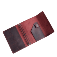 Porte-documents A5 en cuir PU personnalisé, organiseur de documents, étui de rangement pour journal de voyage, porte-cahier, étui pour agenda, couverture de carnet