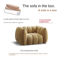 Fauteuil de salon individuel, chaise décontractée et confortable, idéale pour les salons