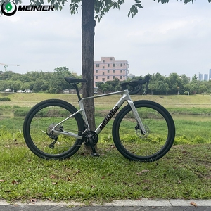 Bici Gravel <span class=keywords><strong>in</strong></span> Fibra di Carbonio MEINIER GRX BR600 2X11S con Freni a Disco Idraulici <span class=keywords><strong>per</strong></span> Bikepacking e Viaggi Più Lunghi - Product Image 3