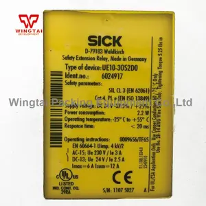 SICK Safety Control Relay UE10-3OS2D0 Safety Rated Relay