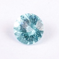 Pierre précieuse organique Paraiba bleu clair de haute qualité, taille brillant, VVS, traitée thermiquement, certifiée GRC, effet de jeu de couleurs/feu, 5-9mm, vente en gros