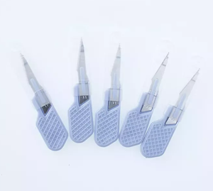 Kualitas Terbaik Produk Baru Pisau Bedah Mini Jempol Pisau Bedah dengan Pegangan Plastik Pisau Bedah Steril Keselamatan - Product Image 6