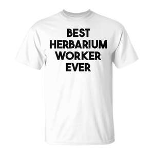 Camiseta del mejor trabajador de herbario de todos los tiempos - Product Image 2