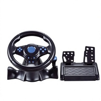 Volante con Cable para Juegos de Carreras para PS2/PC