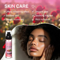 AHVAST Produk Perawatan Rambut Grosir Label Pribadi Semprotan Rambut Pelembap Air Mawar