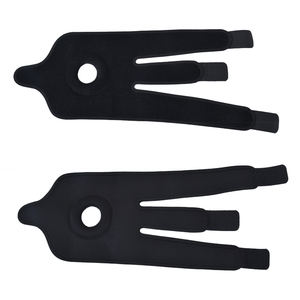 Recién llegado, <span class=keywords><strong>cinta</strong></span> de protección de rodillera negra MOQ bajo al por mayor para rodillera de entrenamiento de calentamiento deportivo - Product Image 3