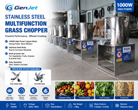 Cortadora de Vegetales de Acero Inoxidable, Molino de Alimento para Animales, Máquina Trituradora de Alimento para Ganado y Aves de Corral de Alta Eficiencia para Uso Agrícola