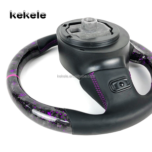 Volante di Alta Qualità Personalizzato in Fibra di Carbonio Forgiata Viola per <span class=keywords><strong>Fiat</strong></span> 500 - Product Image 6