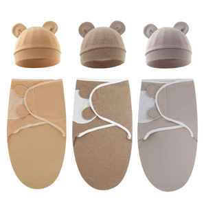 Vêtements pour bébés en gros, ensemble de couverture anti-coup de pied en coton pur uni, <span class=keywords><strong>gigoteuse</strong></span> pour bébé - Product Image 4