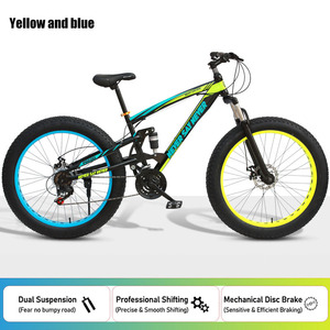 Vélo de montagne à pneus larges pour la plage, options de roues 24/26/27,5 pouces, OEM/ODM, pour homme et femme. - Product Image 5