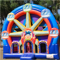 Châteaux gonflables de videur de grande roue gonflable commerciale personnalisée à vendre