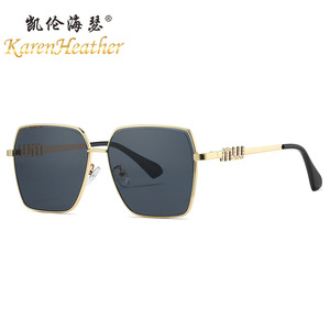 Новые модные солнцезащитные очки <span class=keywords><strong>M</strong></span> Home 1102 унисекс, универсальные, прямоугольные, с линзами из поликарбоната UV400, с отделкой из золотисто-медного металла - Product Image 5