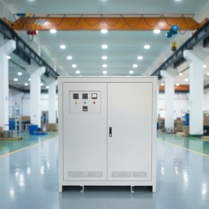 Transformateur de puissance triphasé 100 kVA abaisseur de tension 480 V vers 220 V, type DET - Product Image 1