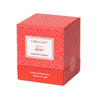 Bougie parfumée de luxe à prix d'usine, très vendue, en cire de soja, coffret de bougies aromatiques personnalisées en verre