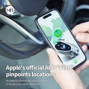 Dual Port Auto USB Typ C Ladegerät Universal Smart GPS Tracker IOS MFI Finden Sie meine Fahrzeug ortung Zigaretten anzünder Stecker Kunststoff - Product Image 6