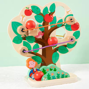 Giocattolo Educativo in Legno Montessori per Bambini EDULAND, Apples Tree con Caduta <span class=keywords><strong>di</strong></span> <span class=keywords><strong>Sfere</strong></span>, Gioco <span class=keywords><strong>di</strong></span> Gravità <span class=keywords><strong>di</strong></span> <span class=keywords><strong>Newton</strong></span>, STEM, per Bambini 1-3 Anni CPC - Product Image 3