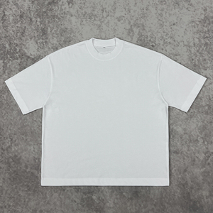 เสื้อยืดสตรีทแวร์ทรงหลวม แบรนด์ Blank Drop Shoulder น้ำหนัก 230 กรัม พิมพ์ลาย โอเวอร์ไซส์ ผ้าฝ้าย 100% เสื้อยืดโอเวอร์ไซส์เนื้อหนาสำหรับผู้ชาย - Product Image 1