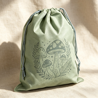 Sac promotionnel en vrac en non-tissé renforcé, motif dessin animé, écologique, avec cordon de serrage, polyvalent pour le personnel de bureau et les voyageurs