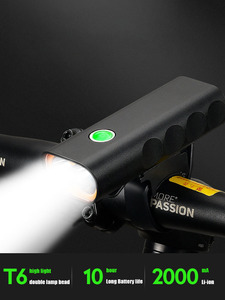 Notte di Guida Fari <span class=keywords><strong>In</strong></span> Lega di Alluminio Usb Ricaricabile Luci Della Bicicletta Mountain Bike Luce Anteriore - Product Image 2