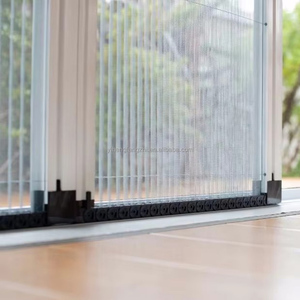 Hiện đại khung nhôm cửa trượt với không thấm nước có thể thu vào màn hình lưới xếp li Cửa sổ lưới chống muỗi cho ngoài trời & phòng khách - Product Image 2