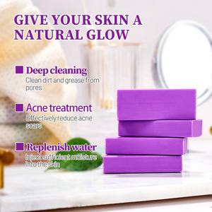 Produttore dissolvenza segni dell'acne sapone fatto a mano sapone da bagno vitamina E E Tea Tree olio nutrimento riparazione per la cura della pelle siero sapone - Product Image 3