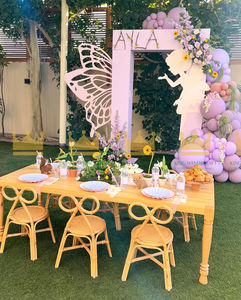 Silla Infantil de Ratán Hecha a Mano, Moderna y Segura, para Eventos de Hotel, Fiestas de Cumpleaños, Asientos de Mimbre Natural para Niños - Product Image 4