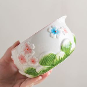 Batidor de Bambú Hecho a Mano para Té Verde Japonés, 100 Puntas, Accesorios para Chawan de Cerámica, Herramientas para Matcha Sakura, Tazón para Té - Product Image 4
